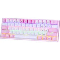 Клавиатура Redragon Fizz (розовый/белый) фото 1